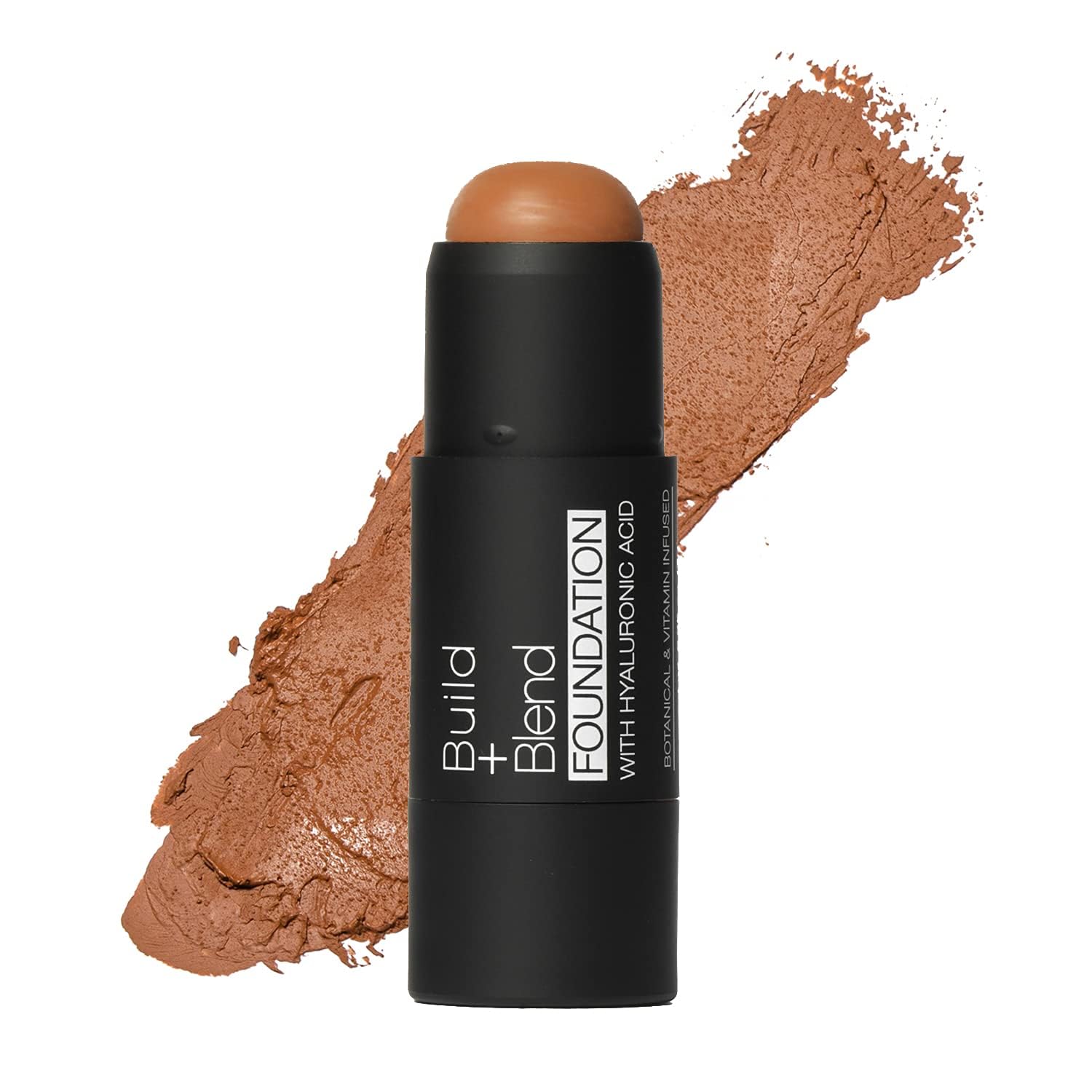Palladio BUILD & BLEND Fondotinta in stick, stick modellabile per contorno viso a copertura media, formula cremosa ultra sfumabile per una finitura naturale senza lucentezza (cannella)