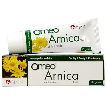 Bjain Omeo Arnica Gel (30gm) for Joint, Back, Muscular Pain Relief | Homeopathic Medicine