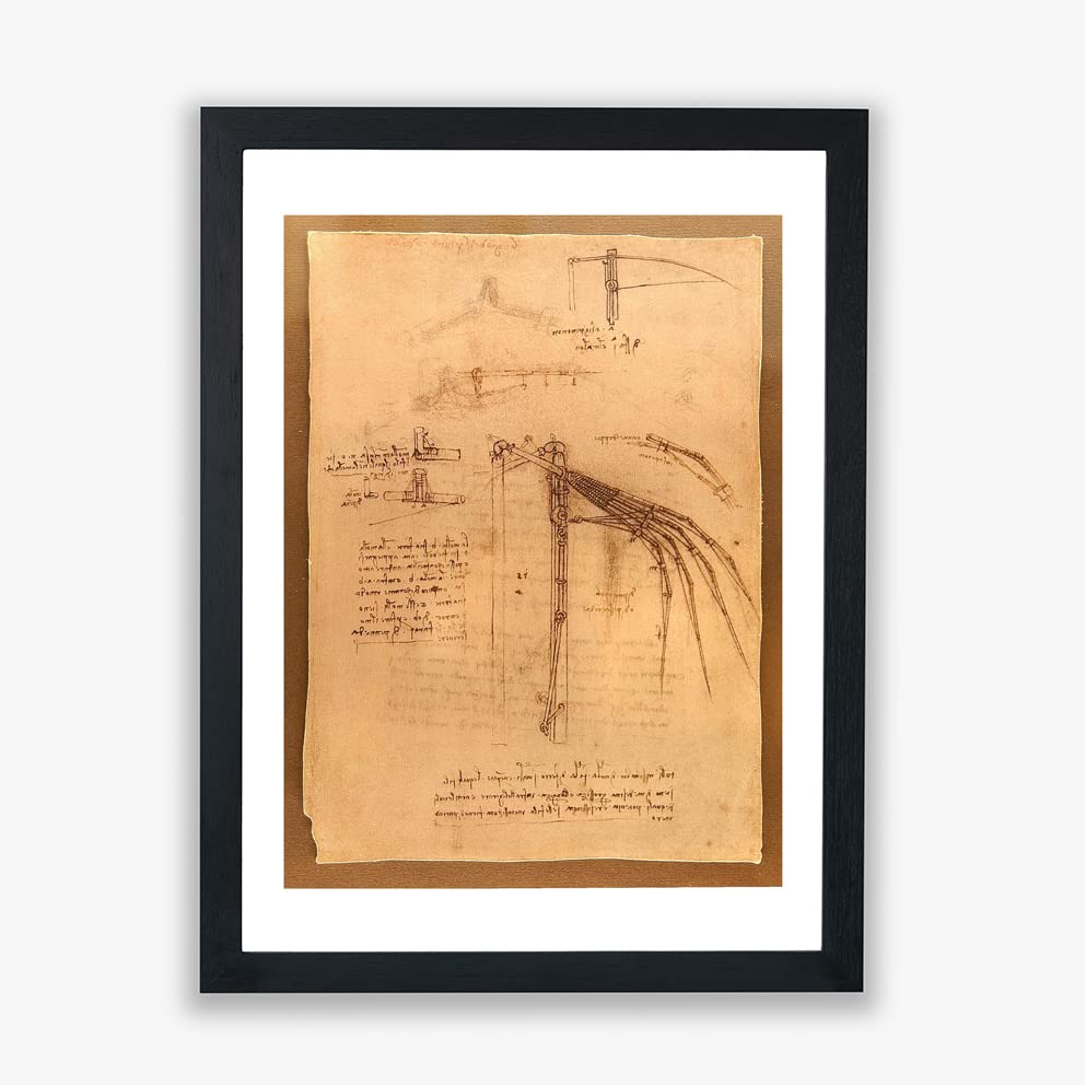 Leonardo Da Vinci Aile Mobile impression murale pour sublimer un mur vide