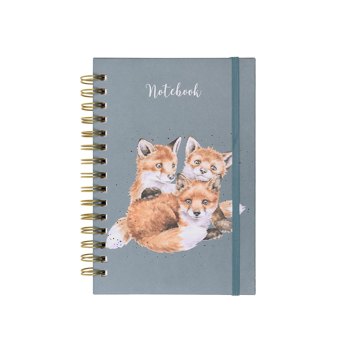 Wrendale Designs A5 Fox Notebook - Snug as a Cub