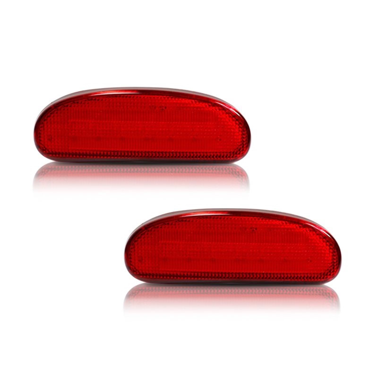 Generico Frecce Auto Per NISSAN Per CUBE 2009-2014 Luci Di Posizione Posteriori Rosse Guida Laterali T10 Indicatori di direzione(Red Lens)