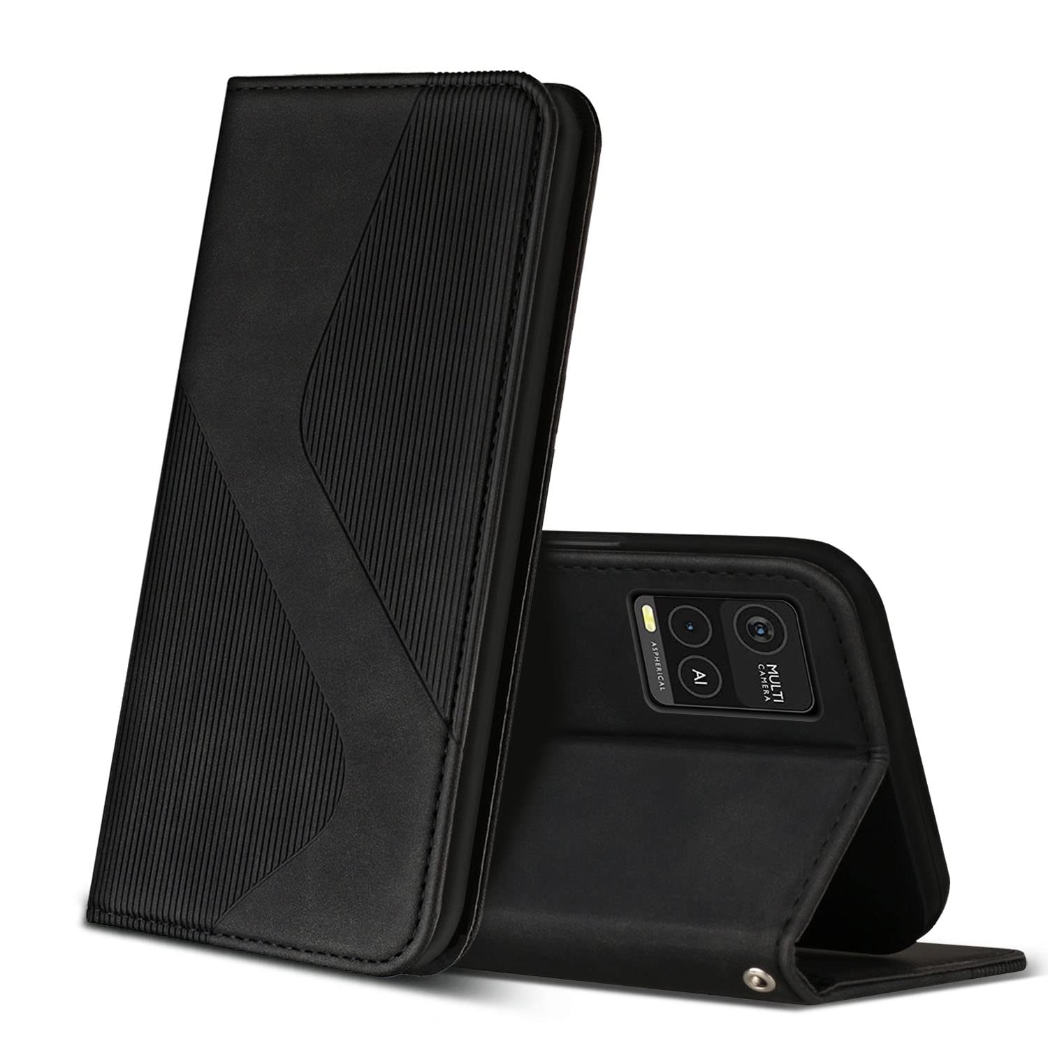 COVER FLIP A LIBRO per VIVO Y21S CUSTODIA PORTAFOGLIO MAGNETICA IN