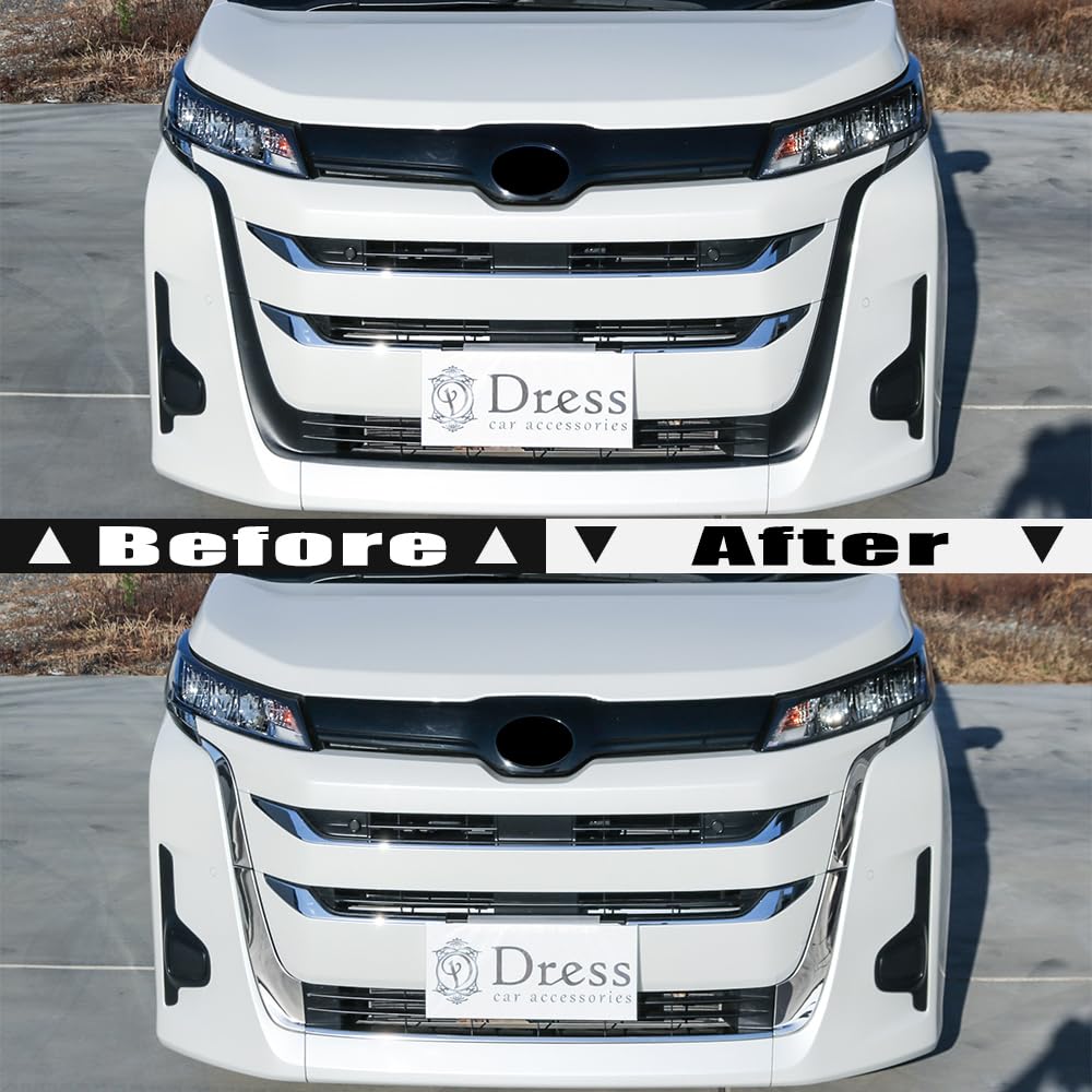 フロントフードモールディングランディ90系　 T75777-OV104-0C0 Amazon | DressCarParts ランディ 90 95 系 鏡面 ステンレス フロント