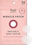 Rael Miracle Invisible Spot Cover - Absorbing Cover, Hydrocolloid Patch, Korean Skin Care, Facial Stickers, 2 Sizes (96 Count)