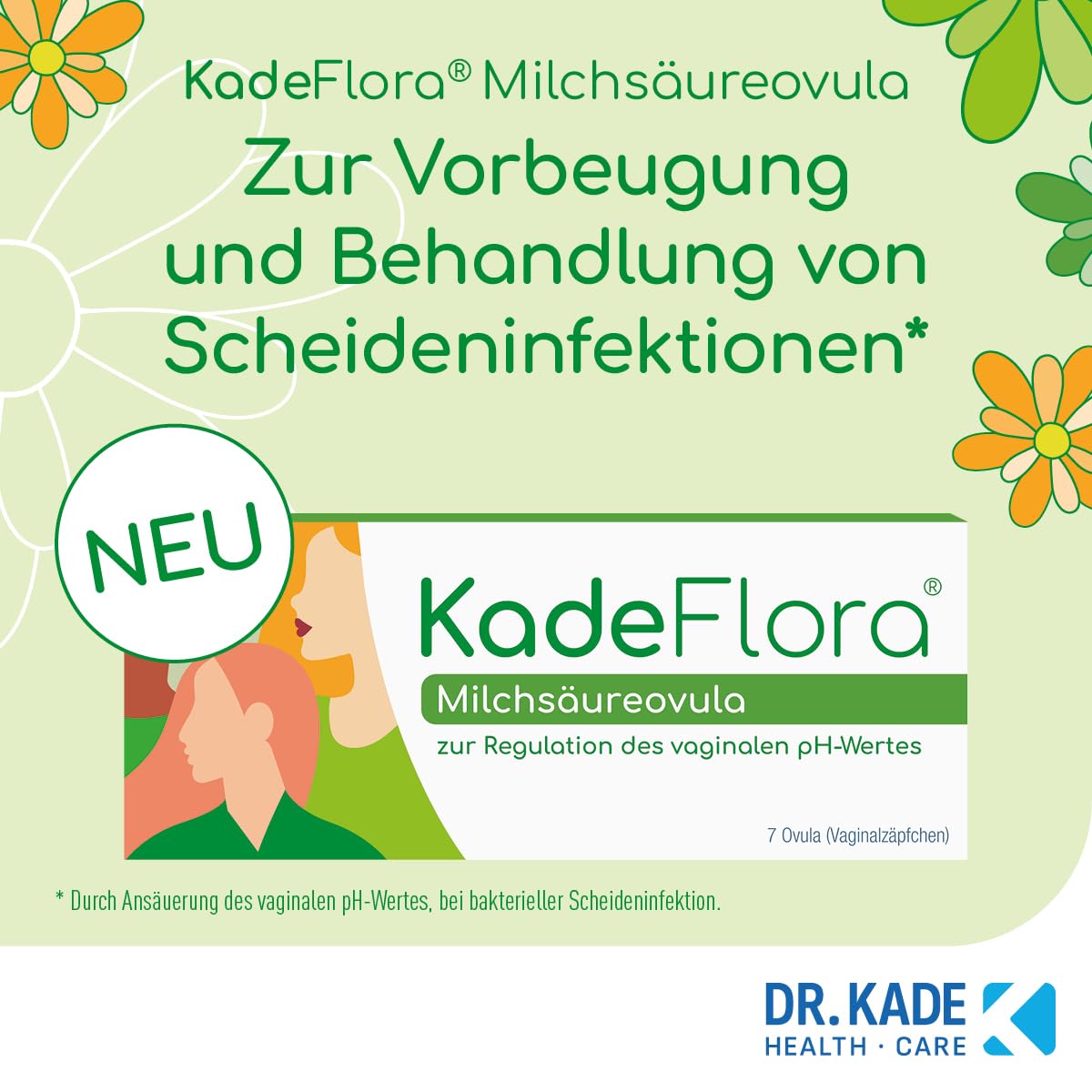 Milchsäureovula zur Vorbeugung und Behandlung von Scheideninfektionen, 14 Stück
