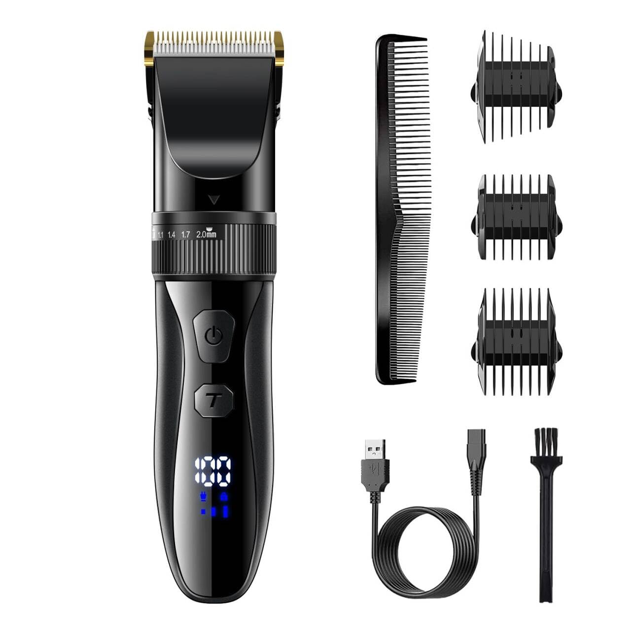 【新品未使用】ヘアカッター バリカン ツーブロック対応 Amazon.co.jp: バリカン メンズ 【コードレス・Type-C充電式】 ヘア