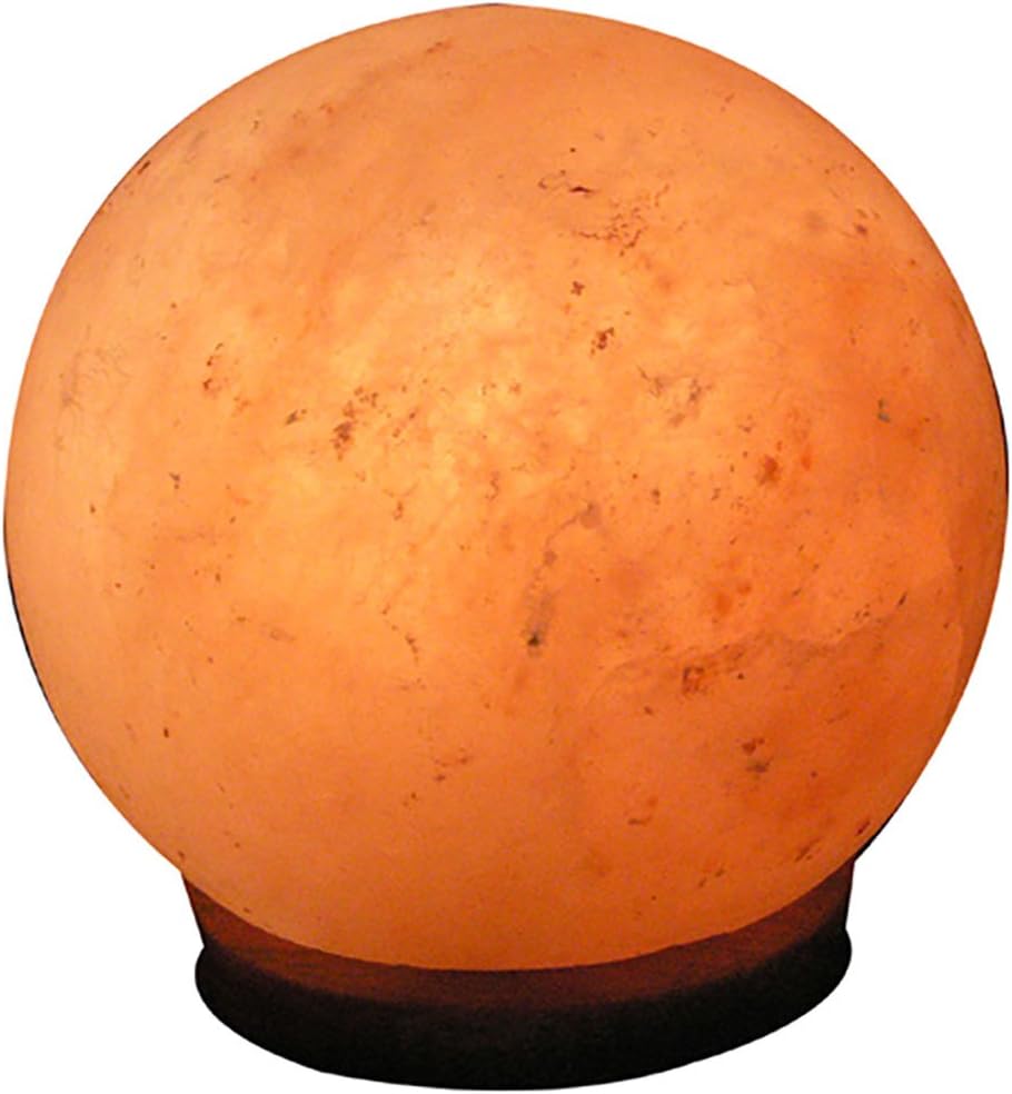 Salt Skill Himalayan Ionizing Globe Salt Lamp - 6" to 7" (8 lb)