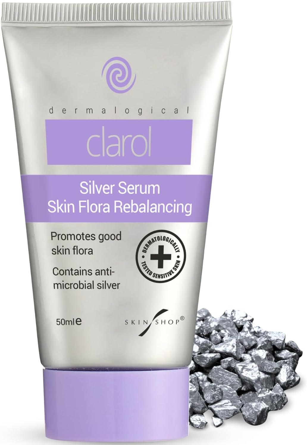 CLAROL Silver Serum 50ml – The First 'Smart' Anti-Bacterial Solution for Acne, Oily Skin, Redness, Scars, and Sensitive Skin