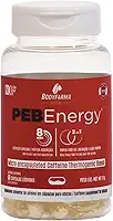PEB Energy – Termogênico Premium | Pré-treino com Cafeína Microencapsulada + Óleo de Cártamo | Energia e Foco Sustentados (60 cápsulas líquidas)