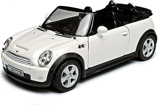 PP Sons Racing Car Toy Metal Toy Car Pull Back with Operable Doors & Light and Music Great Gift for Boys and Girls (White)