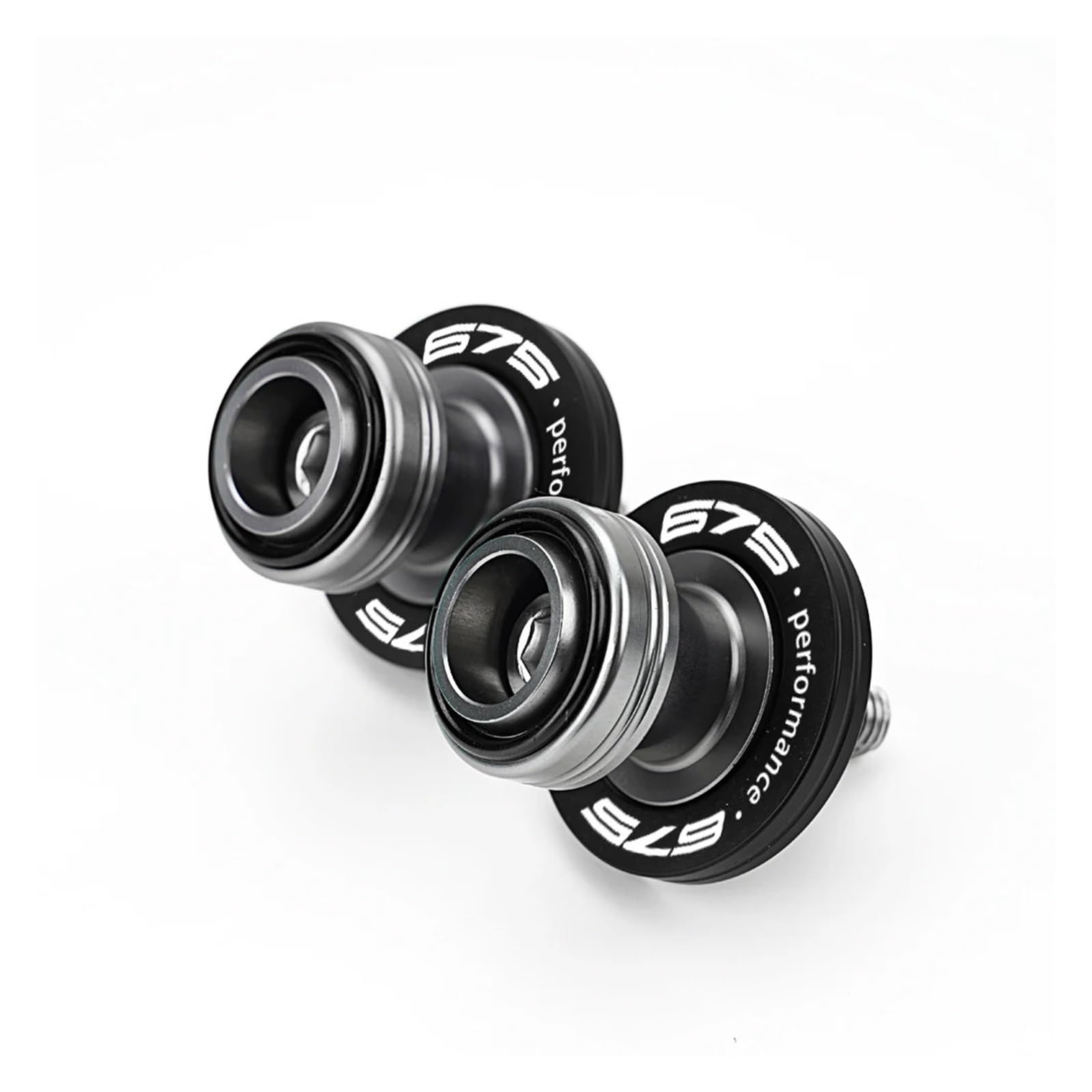 Ghjvfdcvds A-Black Motorcycle Rear Stand Swing Arm Spool Sliders For Cfmoto 675Nk 675Sr-R 675Sr 675Ss Swingarm Spools Slider Stand Screws Tire Valve Caps(A-Black)