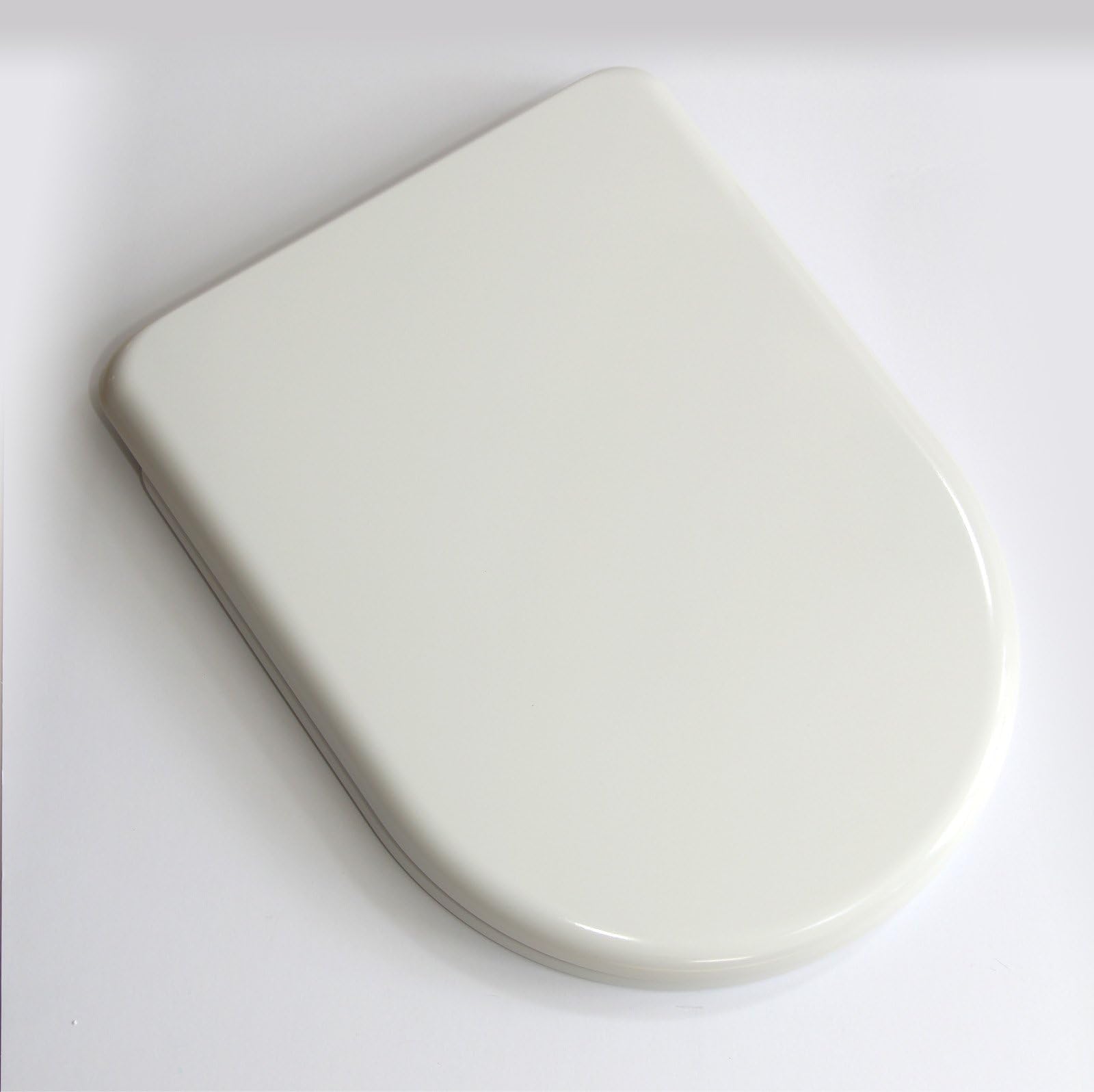 FixtheBog White Soft Close Luxury DuraPlas WC Toilet Seat DShape Top or Bottom Fix Chrome Hinges Heavy Duty DuraPlas