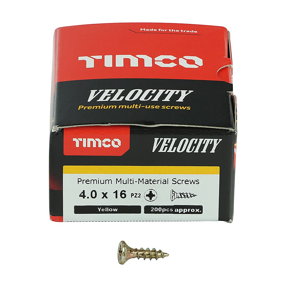 Timco Velocity Premium Countersunk Pozi Wood Screws