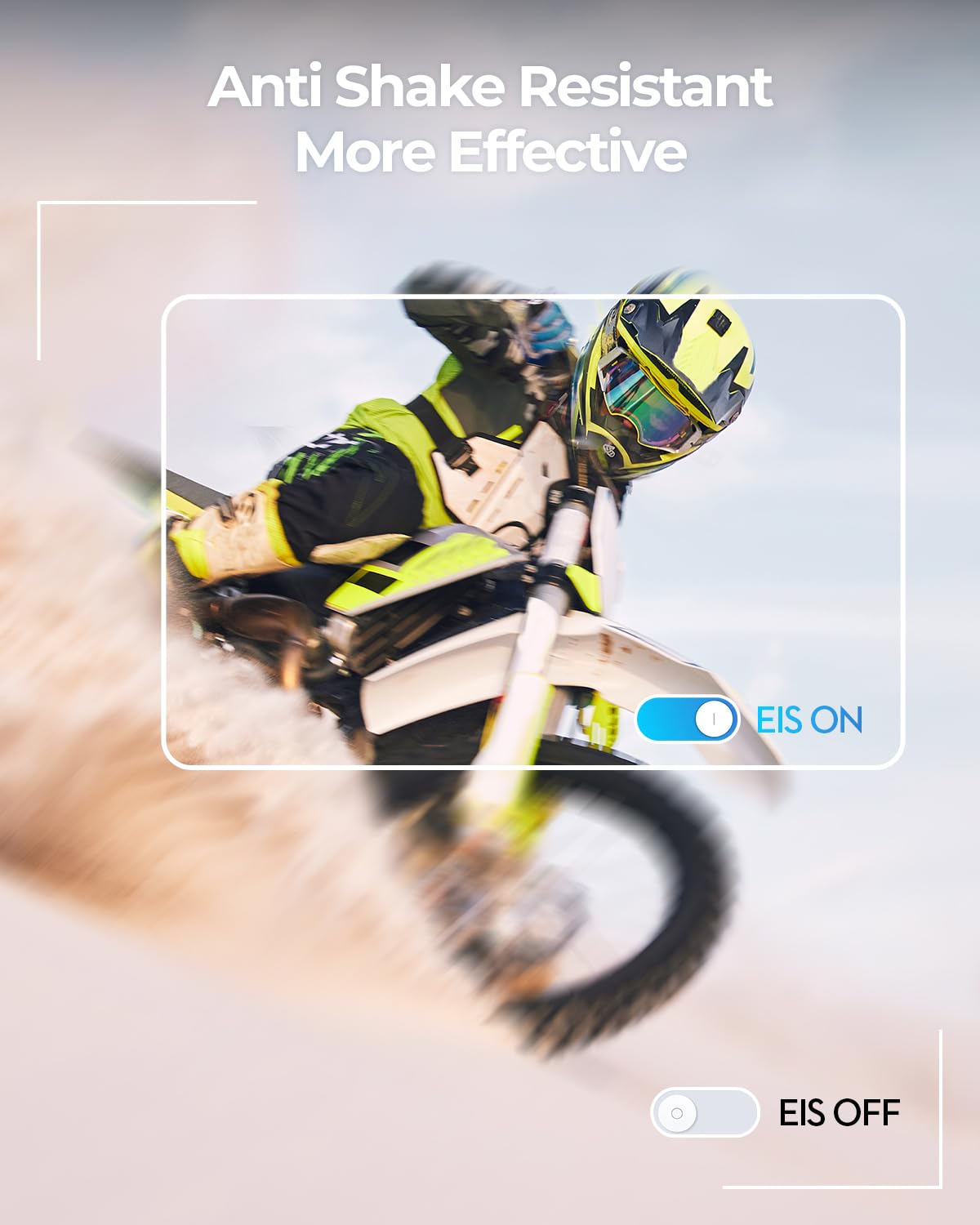 4K/60FPS Action Cam con 64GB SD Card, 8X Zoom 24MP Fotocamera Subacquea 131FT Fotocamere Impermeabili Sportive Cam con Telecomando 2 * 1350mAh Batterie Kit Accessori Casco