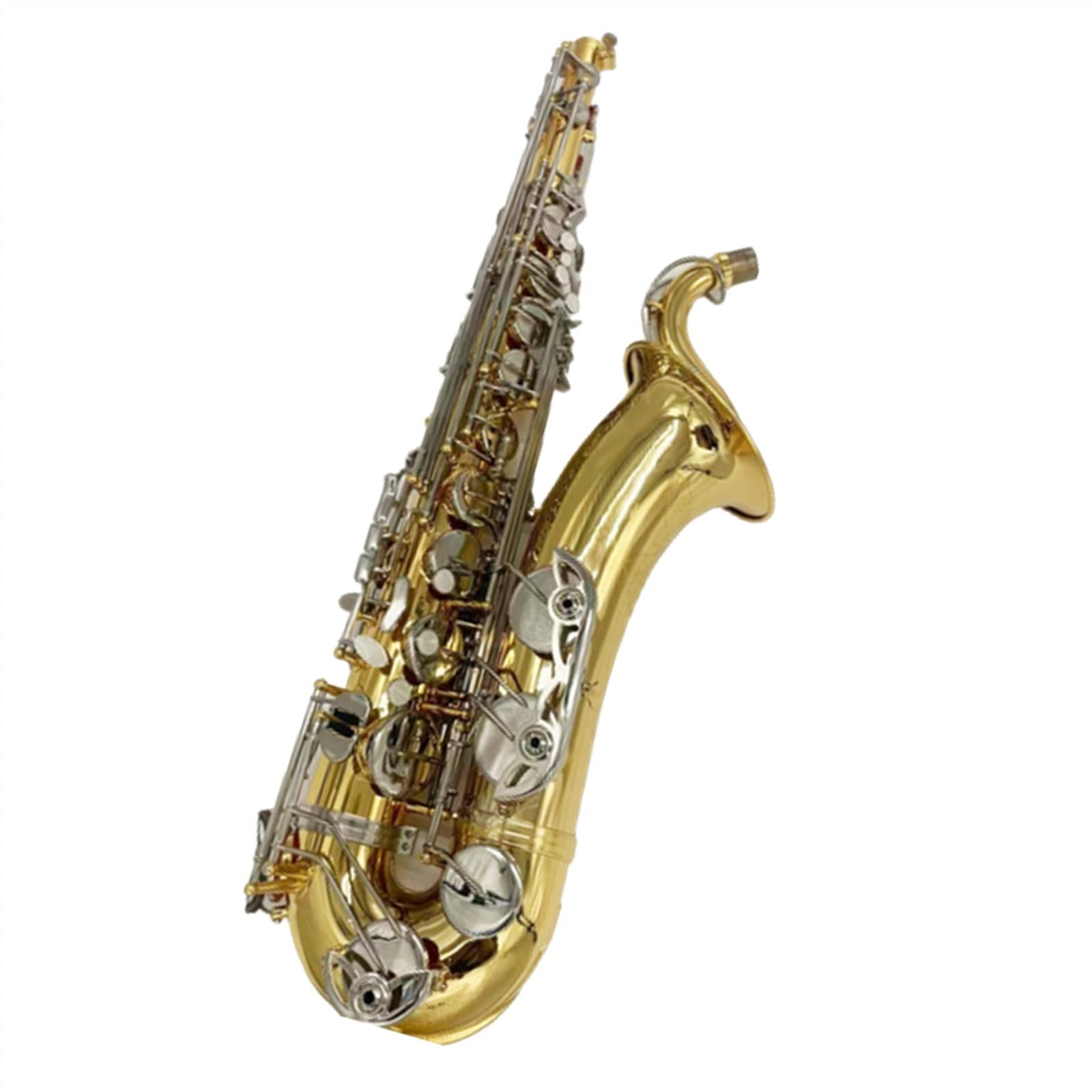 Sax Studente Sassofono Tenore Professionale Sassofono Tenore B-Tuned Placcato Oro Placcato Argento Strumento Sax Tenore
