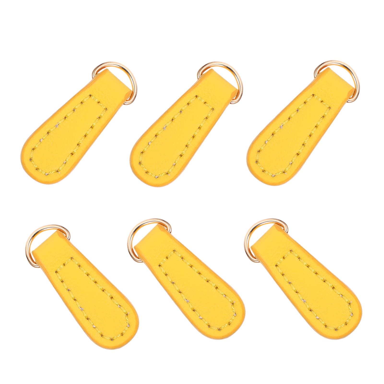 Angoily 6Pcs Zipper Pull Handle Durable Replacement Zipper Heads for Clothing Luggage and Bags Sturdy Zip Pulls for Jackets and Backpacks