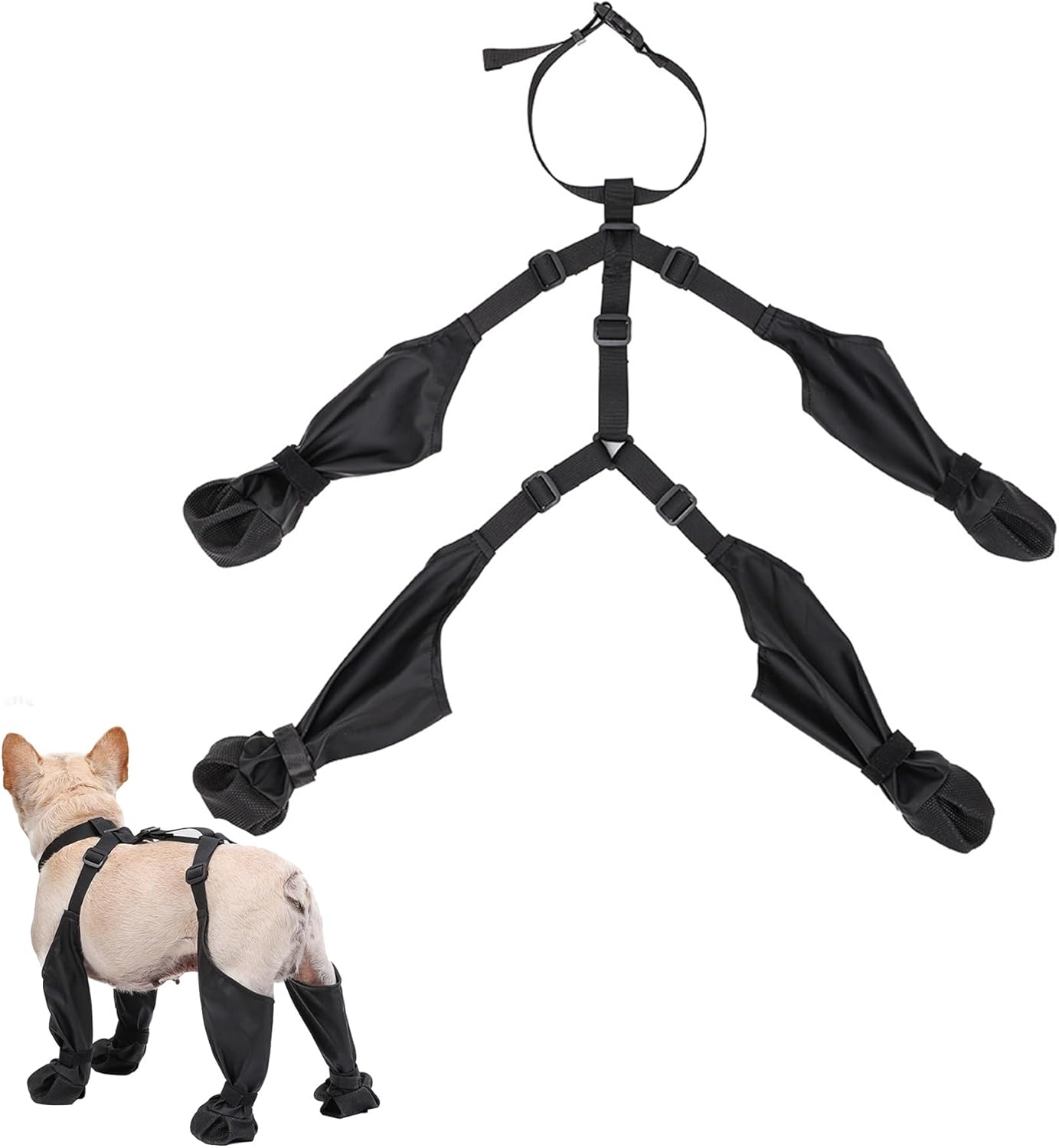 QCZOYP Waterproof Dog Boots Shoes Dog Shoes for Medium