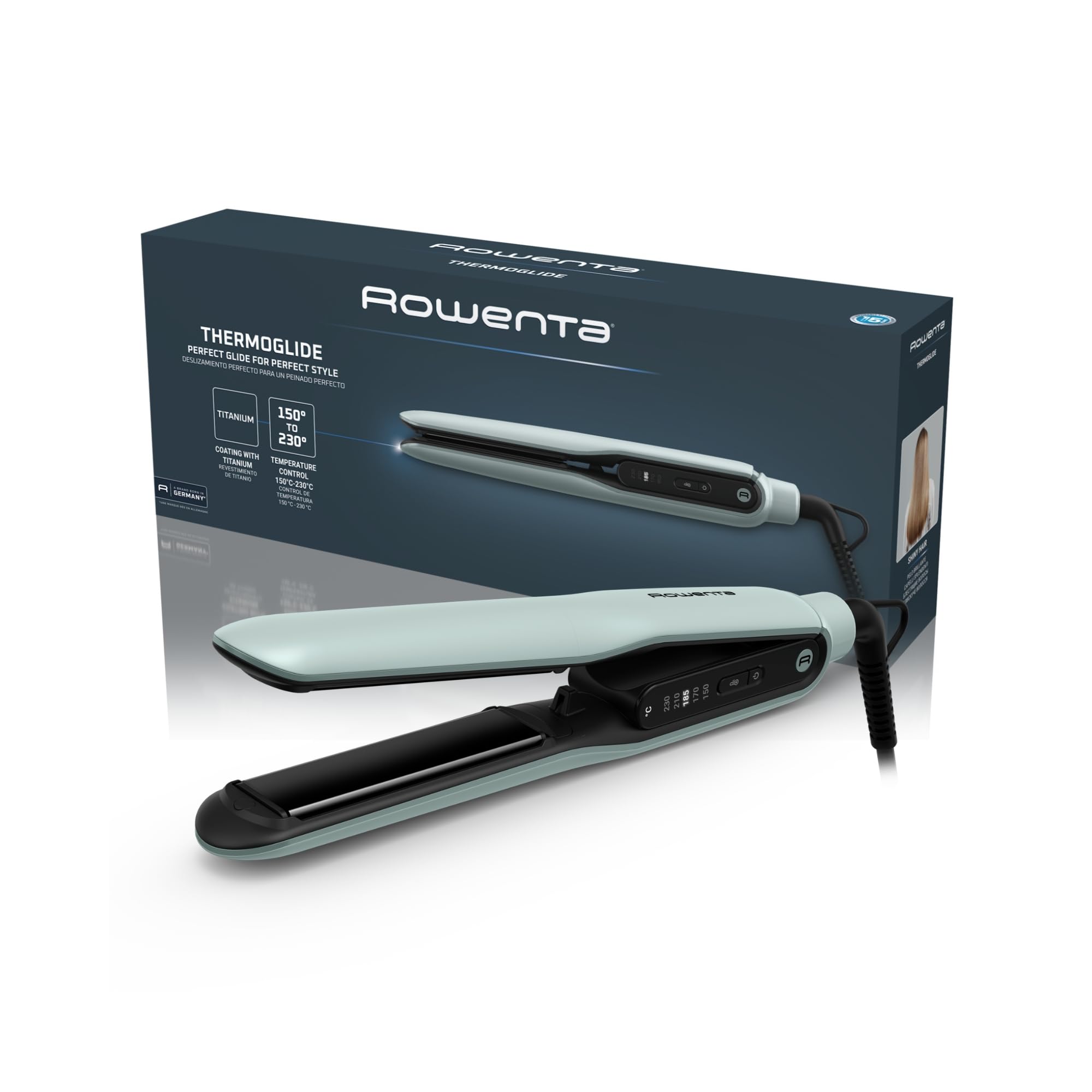 Rowenta Thermoglide, Haarglätter, schnelles Aufheizen, SF5120