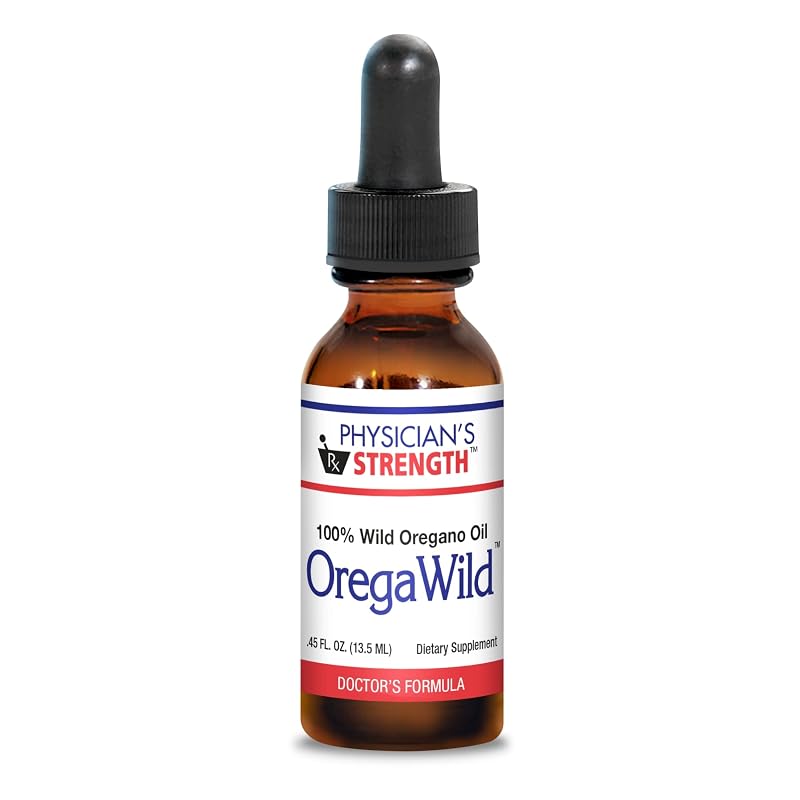 Physician's Strength Suplemento de óleo de orégano P73 13,5 mL, 216 porções