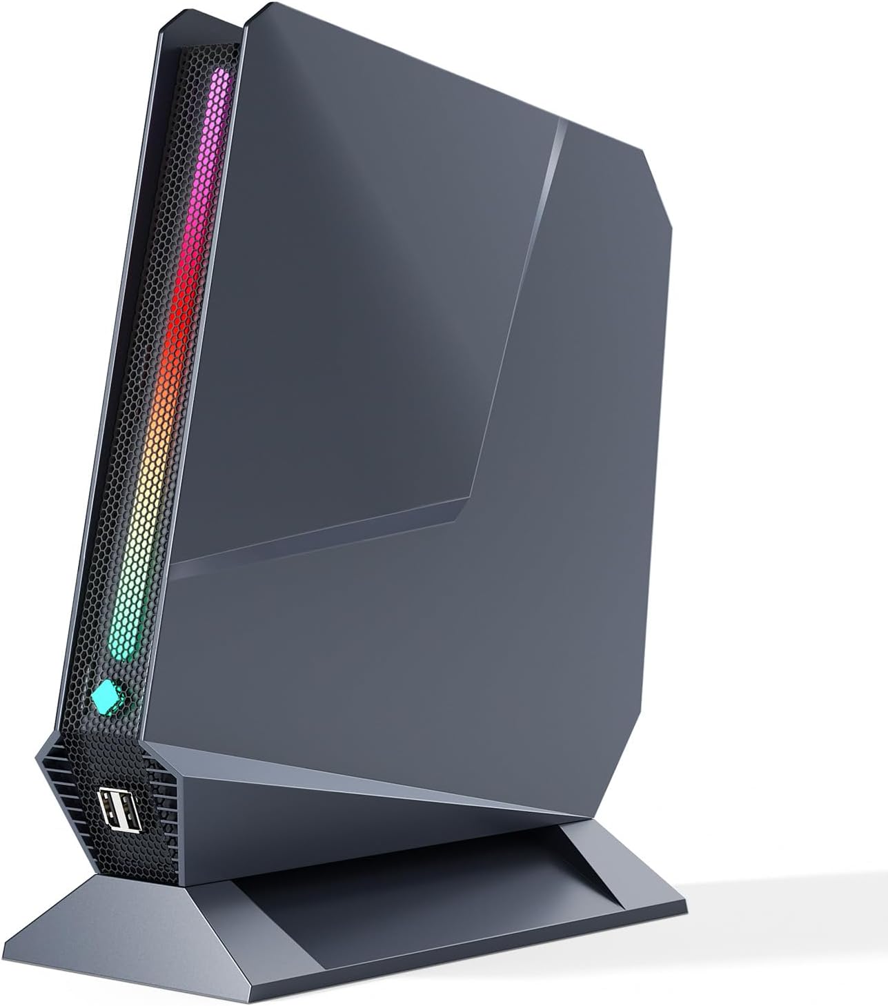 Gaming PC, Intel I7-12700H Mini PC Nvidia RTX3050 4G GDDR5 RGB Lights 14C/20T Desktop Mini Computer 32GB DDR4 1TB NVMe SSD, 2X HDMI Type-C, 2.5G LAN WiFi6E BT5.3, Windows 11 Pro Gaming PC, Intel I7-12700H Mini PC Nvidia RTX3050 4G GDDR5 RGB Lights 14C/20T Desktop Mini Computer 32GB DDR4 1TB NVMe SSD, 2X HDMI Type-C, 2.5G LAN WiFi6E BT5.3, Windows 11 Pro