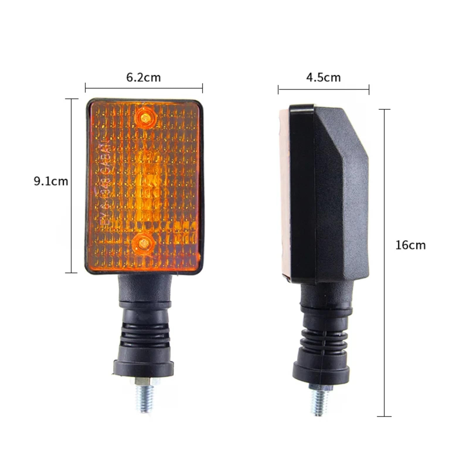 Per GT80 1974 1975 1976 1977 1978 1979 1980 Per AT1MX 1971 Per AT2M 125 1972 Per ATMX 1973 Ambra Posteriore Sinistra Destra Indicatore Di Direzione Del Freno