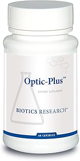 Biotics Research Optic Plus Eye Vitamin & Mineral Support Supplement with Lutein and Zeaxanthin, Healthy Retinal Tissue and Vision 60 Capsules