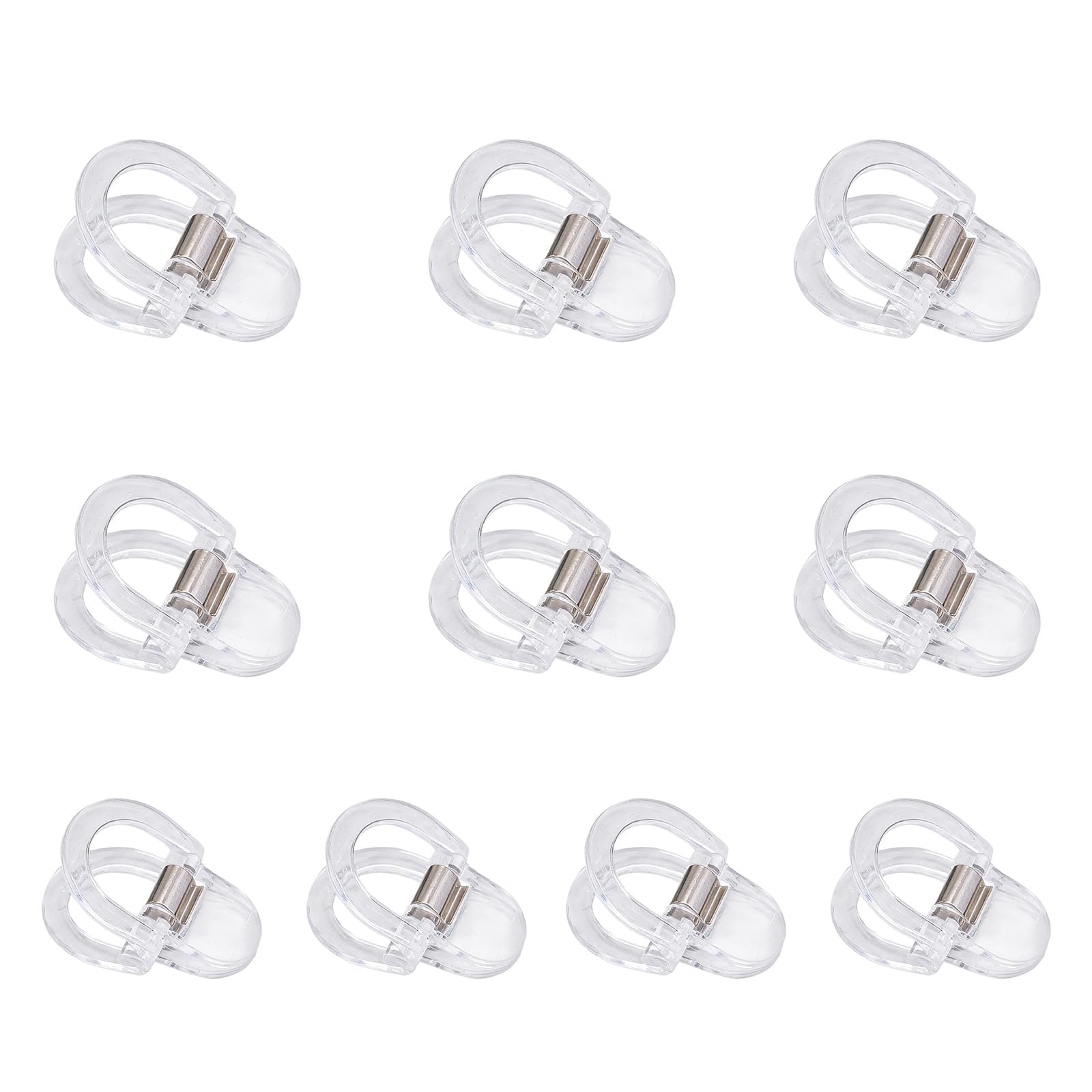 Zxfdsfdbnm 10Pcs Acrylic Pants Shortener Clasps Trouser Length Clamp for Pants Length Clothing Repair Project Mutter Repairers