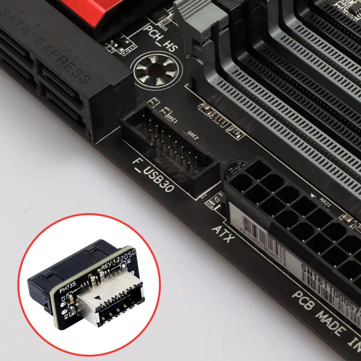 Adapter USB na panelu przednim USB 3.0 przedni 19PIN do 3.1 typ C panel przedni adapter nagłówka typu E 20 do 19-pinowa karta rozszerzeń