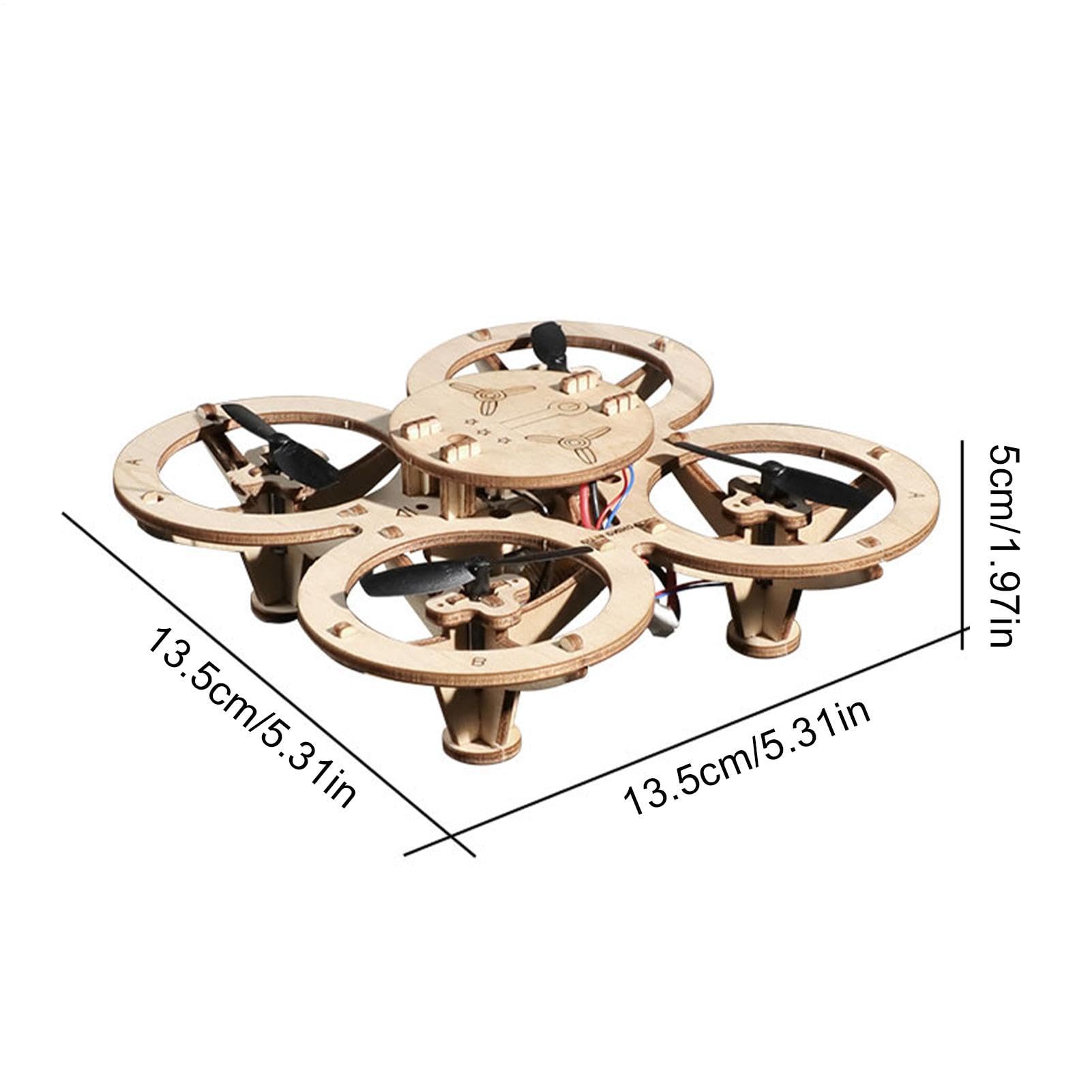 Kit Di Montaggio Drone Giocattolo Volante Radiocomandato Con Assemblaggio | Drone A Da Costruzione Per Bambini Compleanno Hobby Attività Casa Interno Festa Vacanza Casa Giochi Scuola