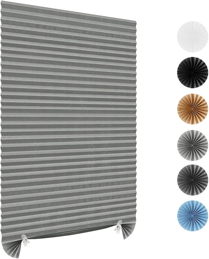 Stick On Blinds for Windows, No Drill Blinds Temporary