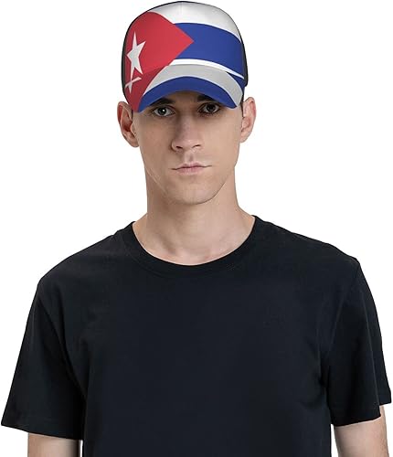 Miniatura 5 de Gorra de béisbol con la bandera de Haití para mujeres y hombres, gorra de béisbol ajustable, sombrero de papá lavado para el verano