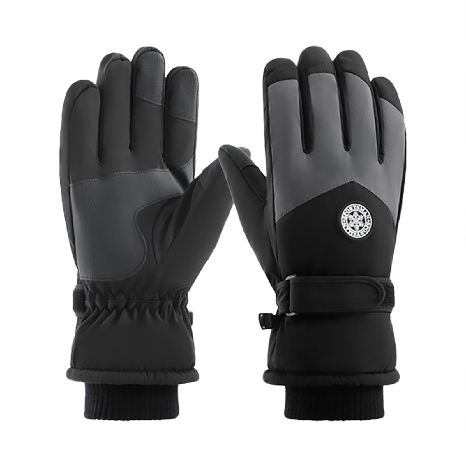 Guanti Da Sci Antiscivolo In Tessuto Impermeabile Tasche Termiche Morbide Uomo E Donna Da 5,54 € | DHgate