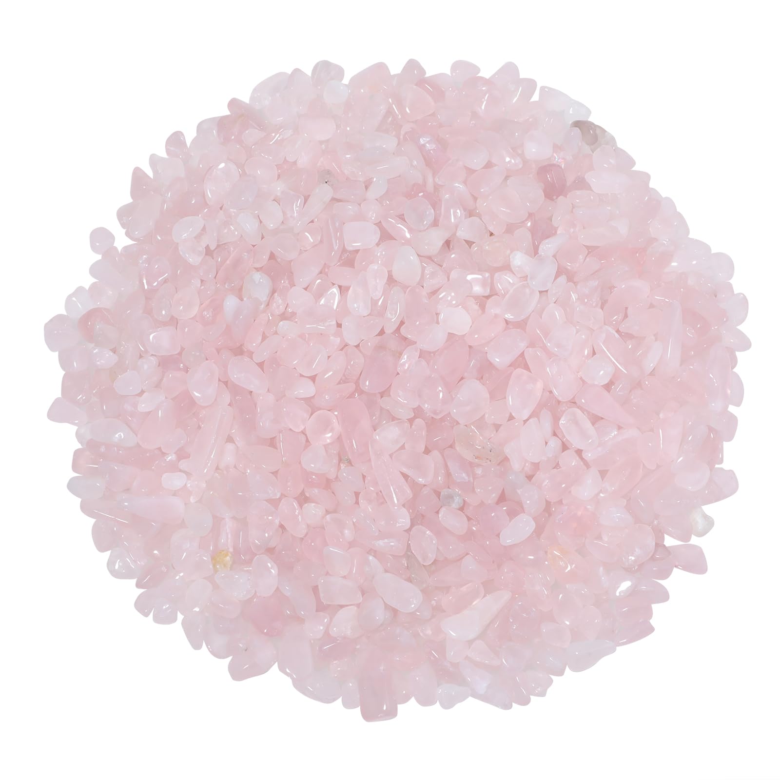 Cuarzo rosa para decoración de hogar y relleno de jarrones elegantes: gemas de 1 libra