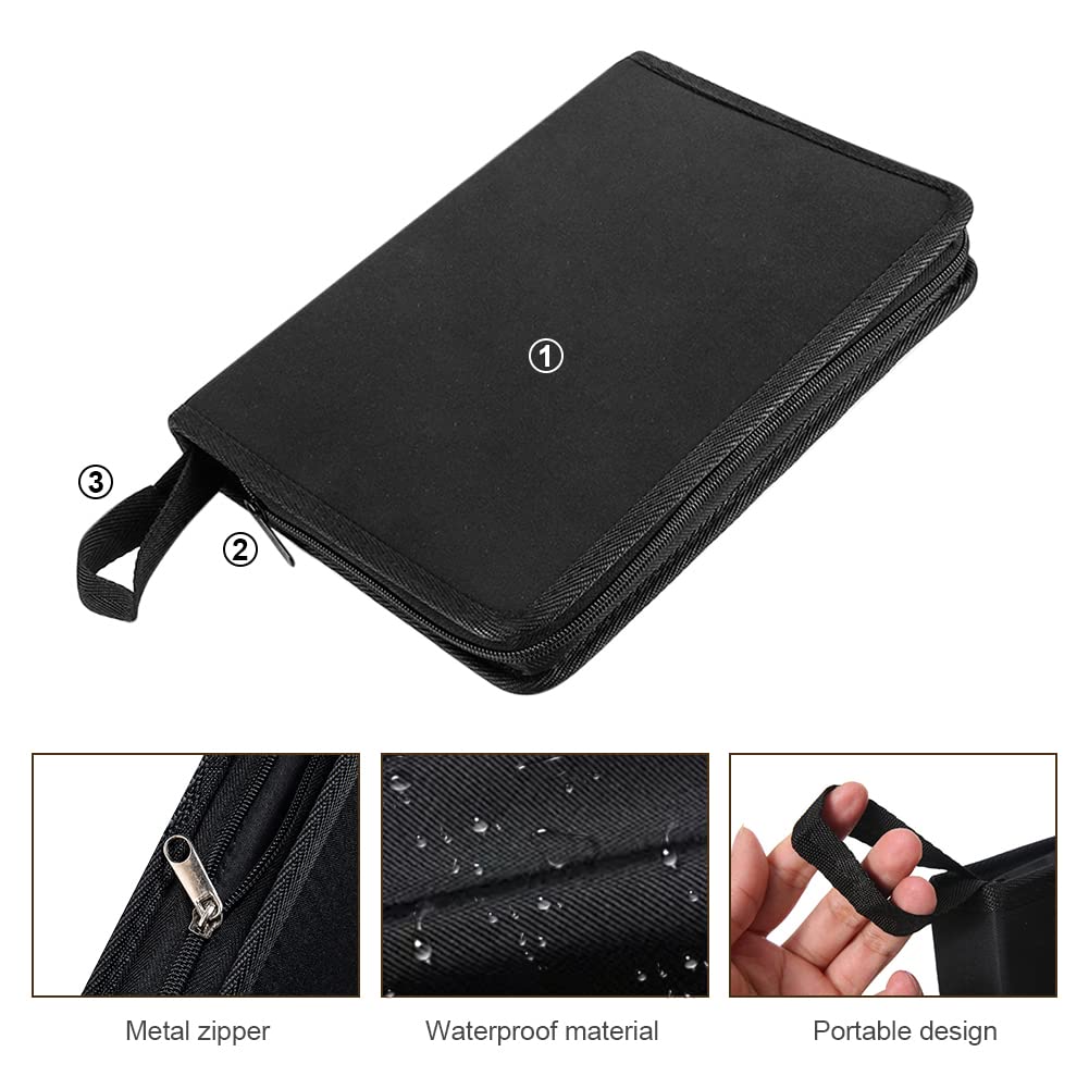 Astuccio Colorato con Chiusura un Cerniera, Capacità, Organizer per Penne n1086