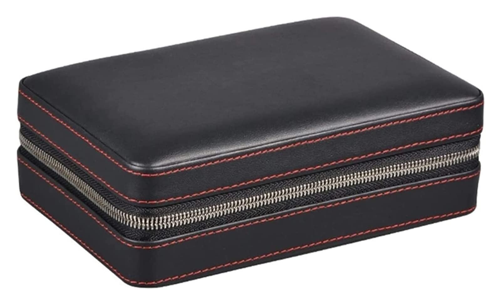 MRKU Scatole per sigari, Porta sigari, umidificatori per sigari, umidificatore per sigari in Pelle, con umidificatore e taglierina in Acciaio Inossidabile, Regalo Leggero Portatile