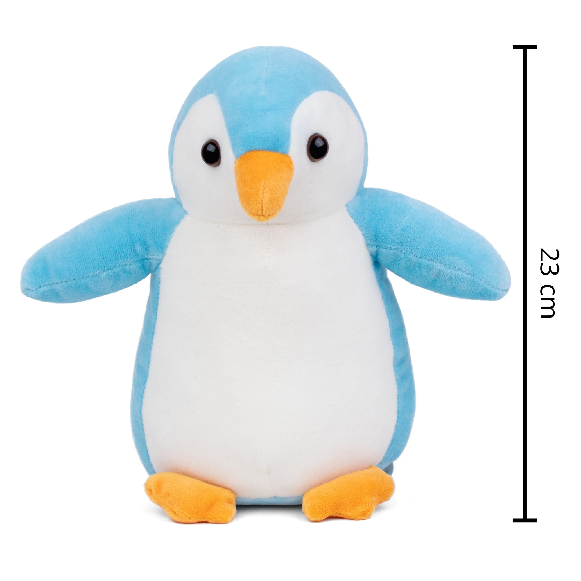 Mirada Turquoise Penguin Soft Plush Toy | Cute Adorable Stuffed Animal for Kids, Boys & Girls | Soft Toys for Kids, Stuffed Animals, Animal Soft Toys, Cuddle Toy, Baby Gift | 20cm image 5