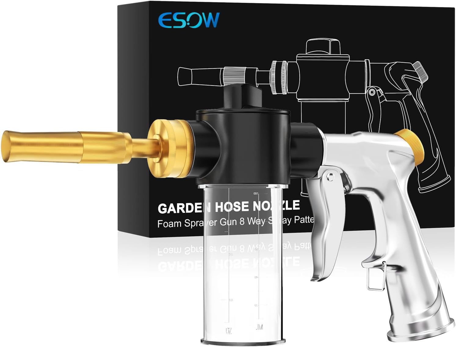 High Pressure Water Spray, Hose Wand Nozzle Sprayer Foam