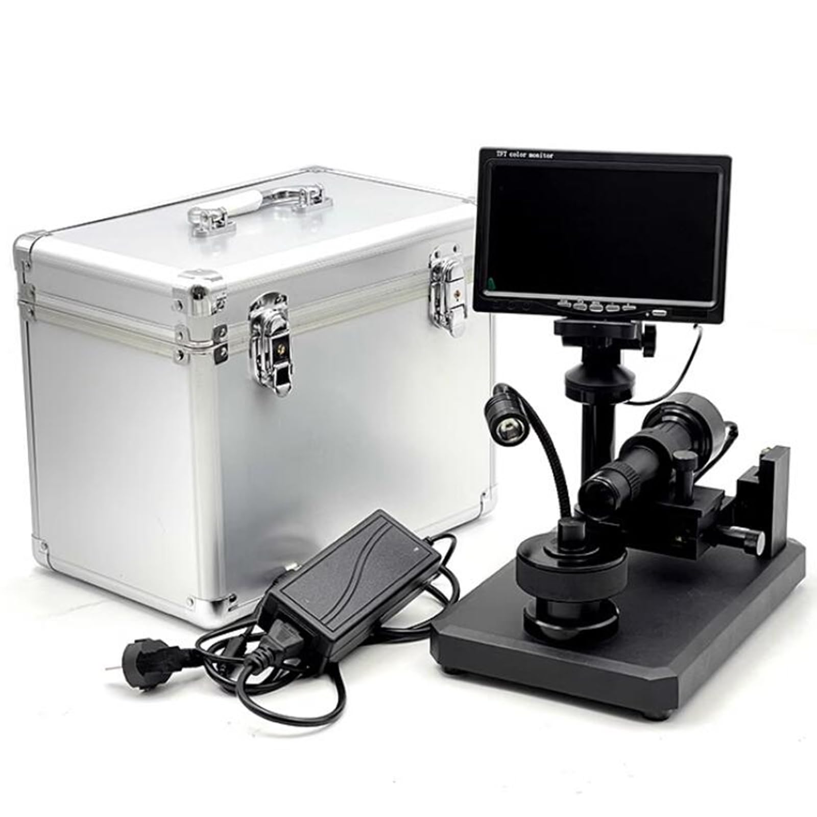 Visualizzatore a cintura diamantata, microscopio digitale da 17,8 cm con luce LED, ingrandimento 100x per un'accurata identificazione di diamanti e gioielli