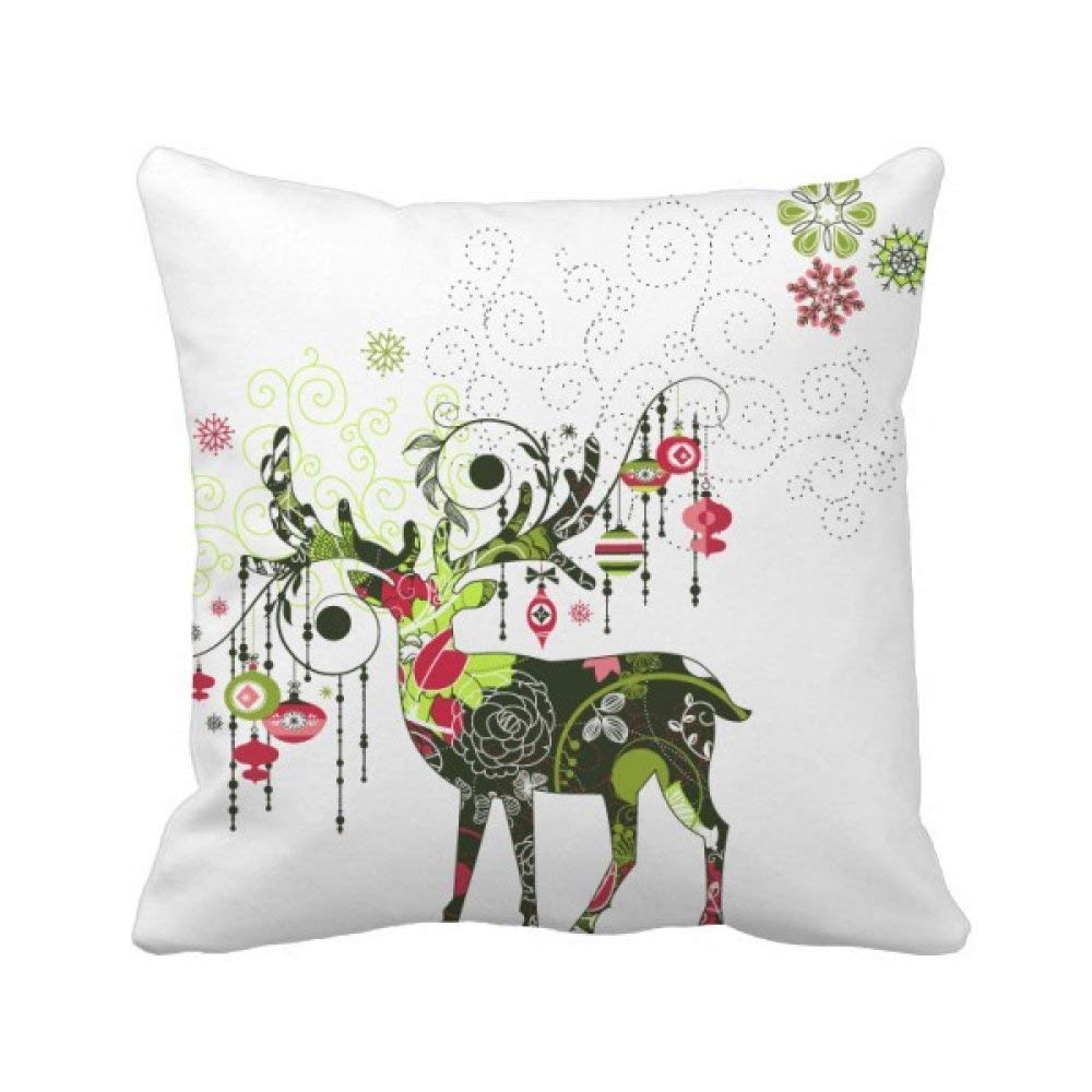 Housse de coussin flocon de neige lavable pour transformer un salon terne en cocon