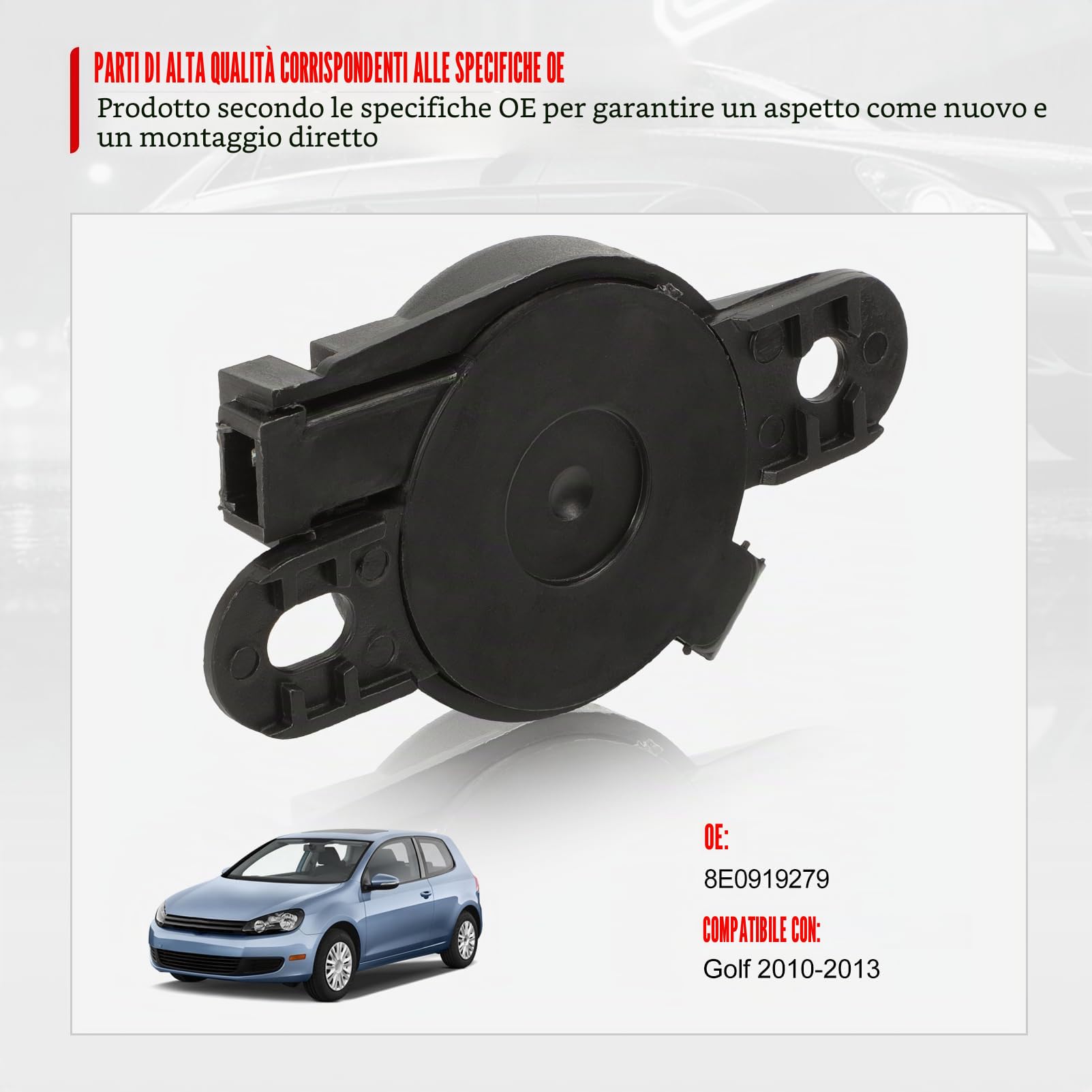 Buzzer di avviso per auto, Pdc, retromarcia, per parcheggio, 8E0919279, adatto per Skoda Seat VW Audi