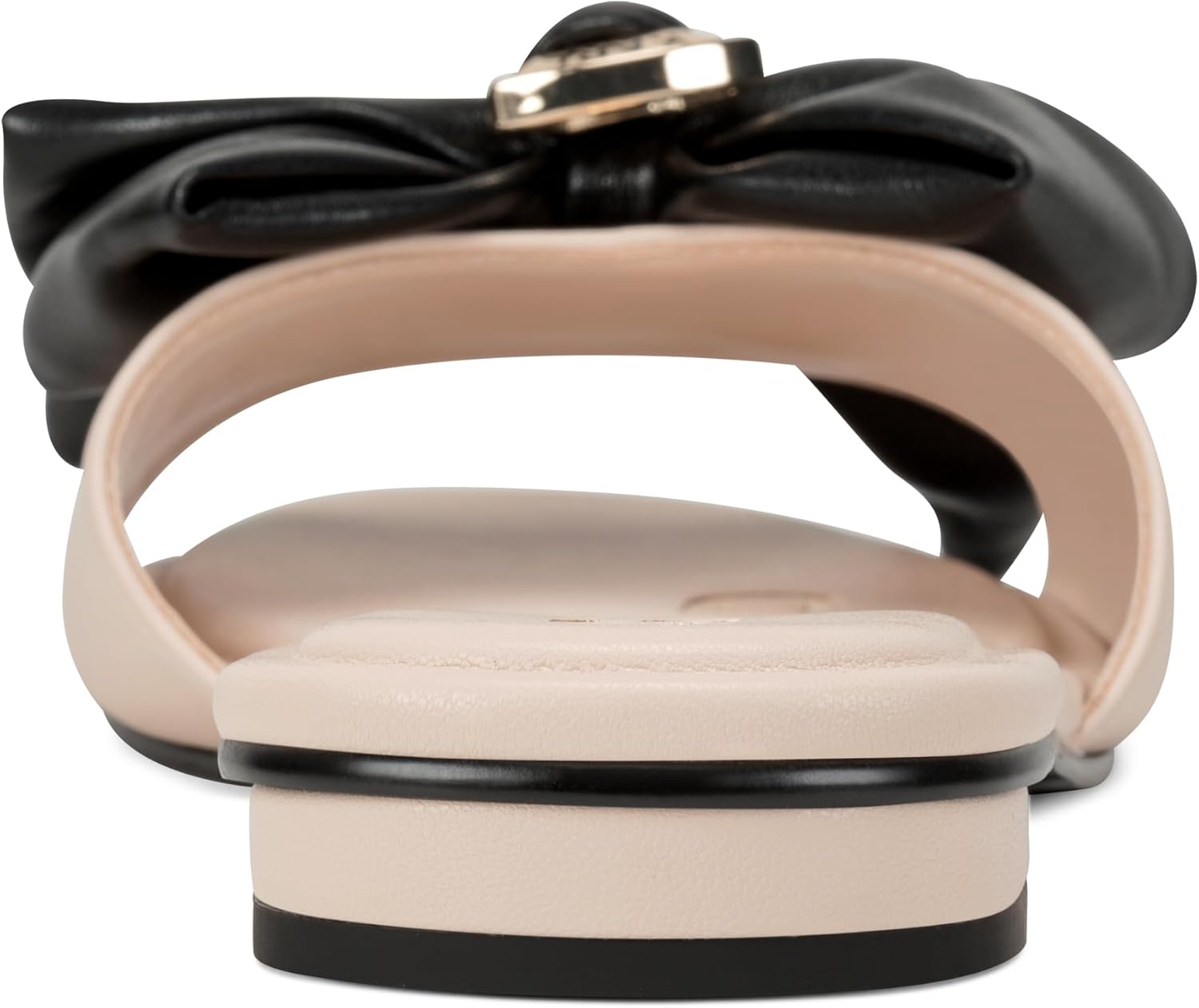 KARL LAGERFELD womens Ciaran Flat Sandal With Bow Detail - Image 3