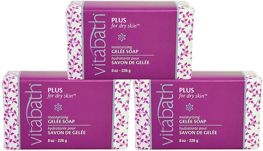 VitabathPLUS for dry skin 8 oz Plus Moisturizing Gelée Soap (3pk)