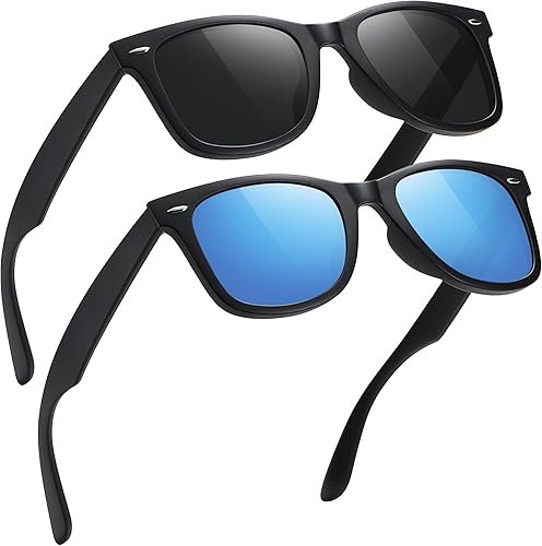 MEETSUN Gafas de sol polarizadas para hombres y mujeres, gafas de sol clásicas retro para conducir, pescar, protección UV