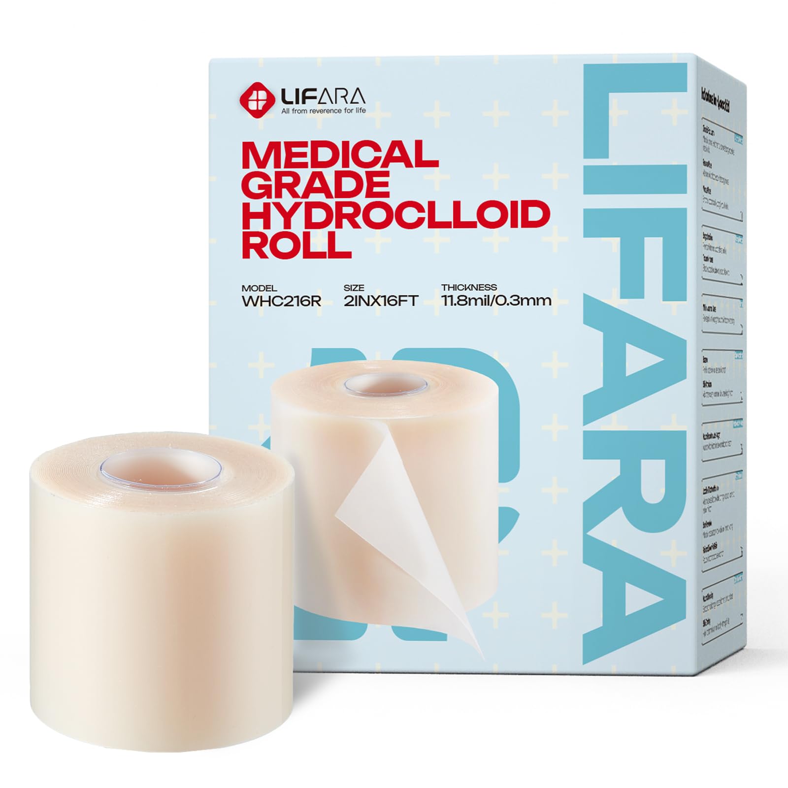 LIFARA Hydrocolloid Roll - Customizable Wound Care -1