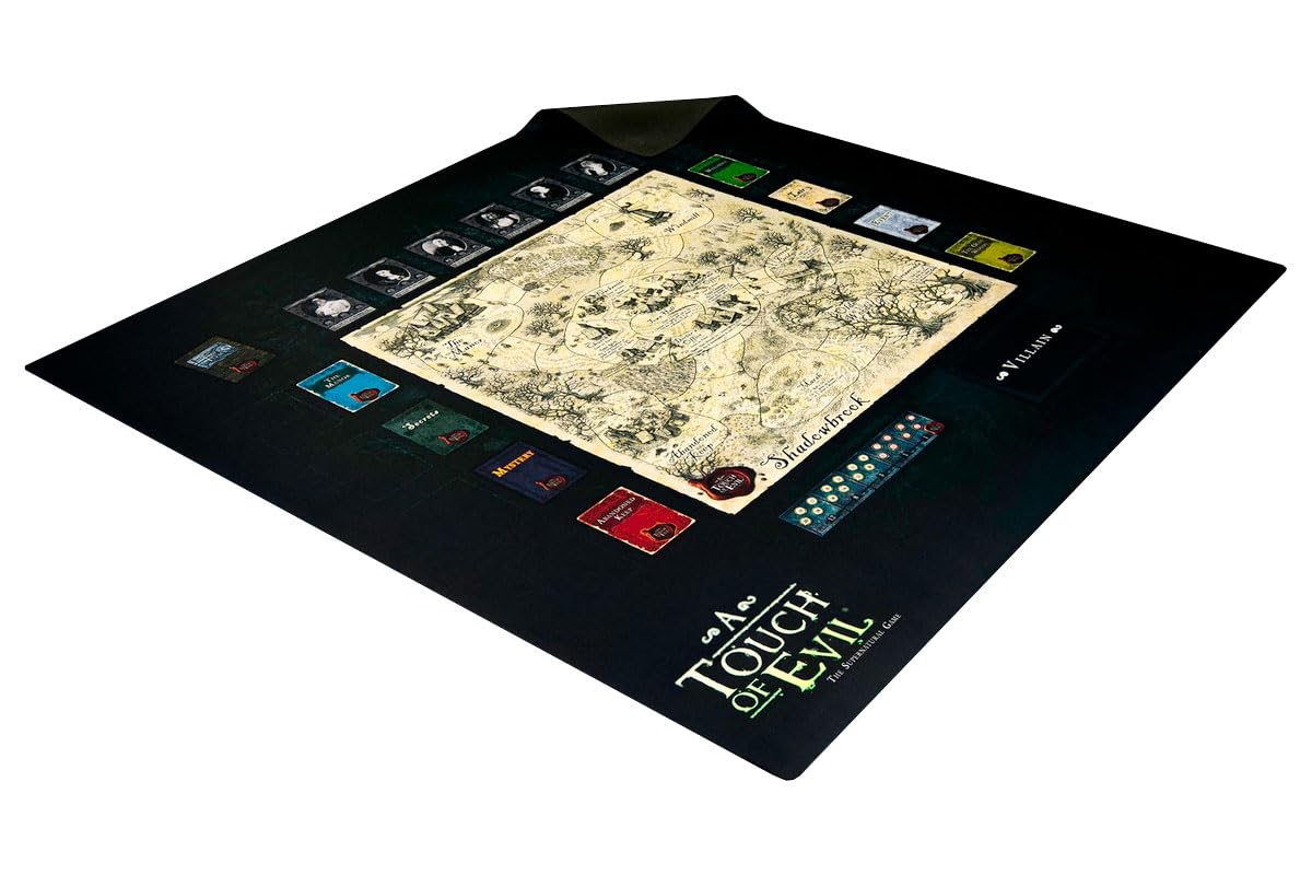 A Touch of Evil Deluxe Playmat, 3' x 3', Brown, 36 inches x 36 inches