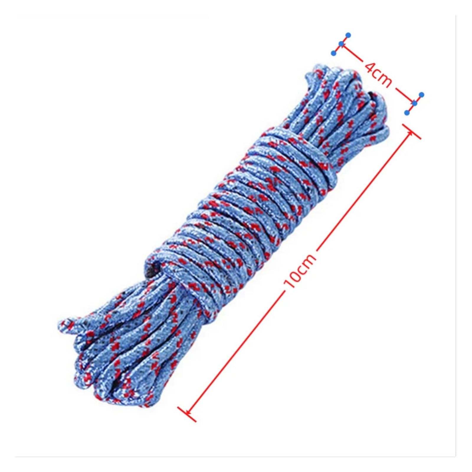 Corda for asciugatura multifunzionale in nylon antiscivolo e antivento, corda for vestiti da esterno, metri