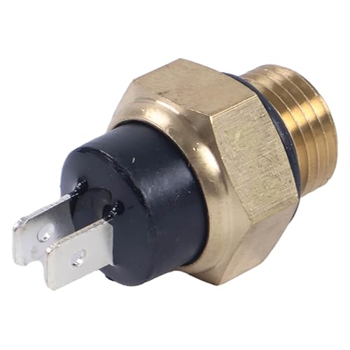 Interruptor de sensor de termostato de radiador de temperatura del agua de 185.0 F universal para 250cc ATV Go Cart Buggies Bicicletas Scooter Motor