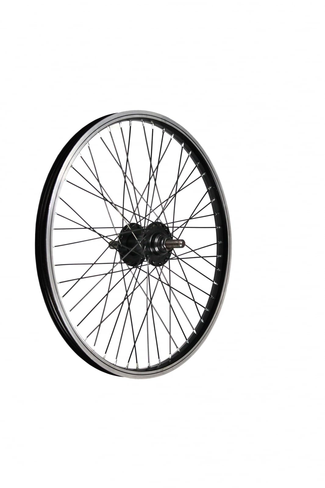 RUOTA 20x1.75 BMX ANT. MONO 48F PERNO 14MM NERA