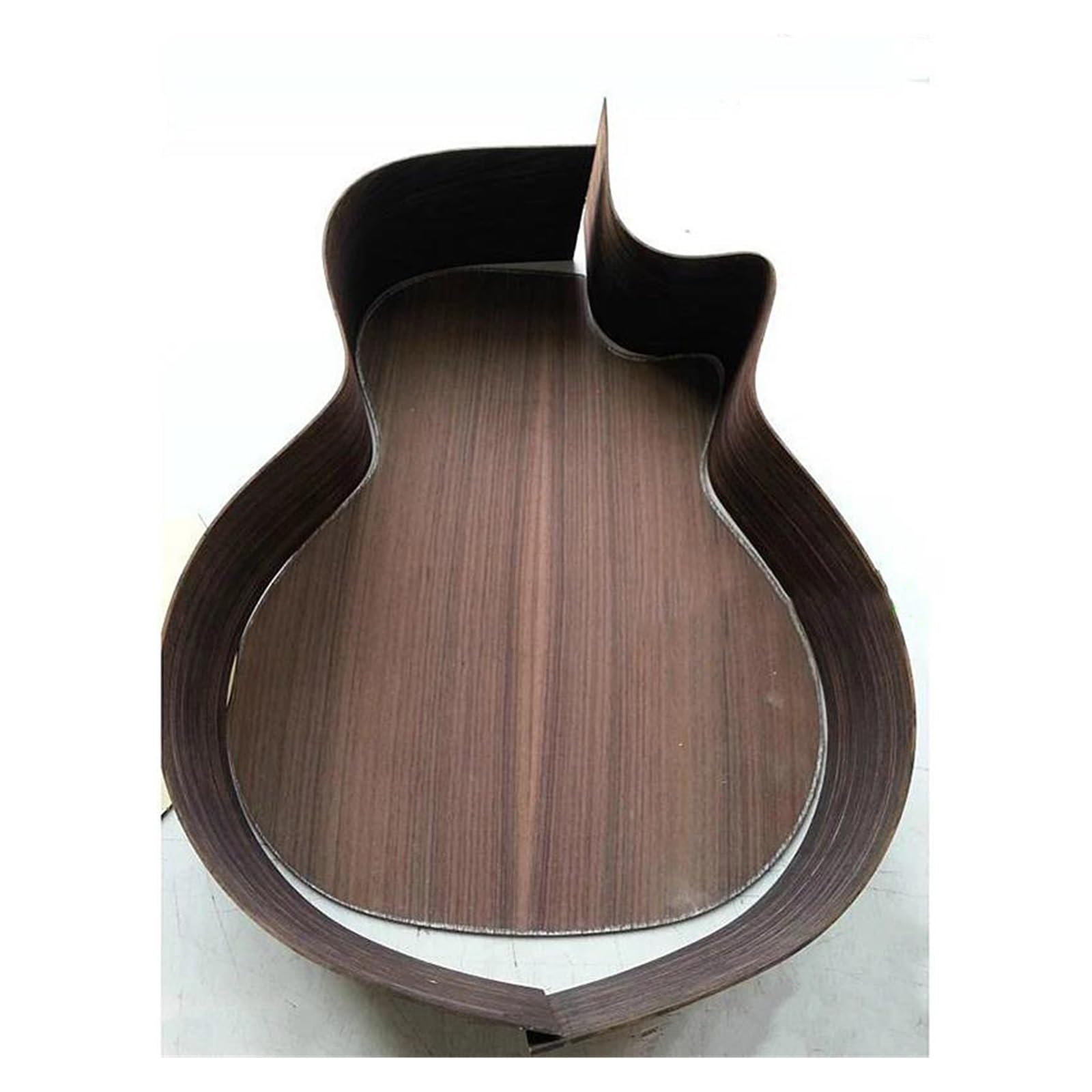 Kit Fai Da Te Per Chitarra Acustica Di Grado 3A Tavola Armonica In Abete Massello Fondo In Palissandro Massello Manico In Mogano Africano Tastiera In Ebano(B)