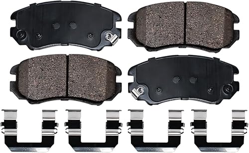 Miniatura 5 de Detroit Axle - Pastillas de freno delanteras y traseras para Hyundai Elantra Sonata Tucson Kia Optima Sportage Magentis, Pastillas de freno de